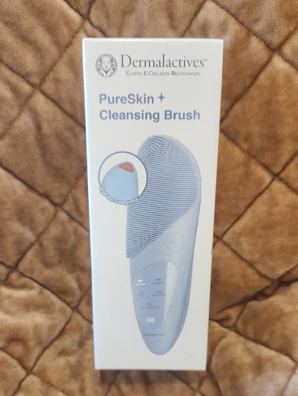 Dermalactives PureSkin Cleansing Brush - Light Blue